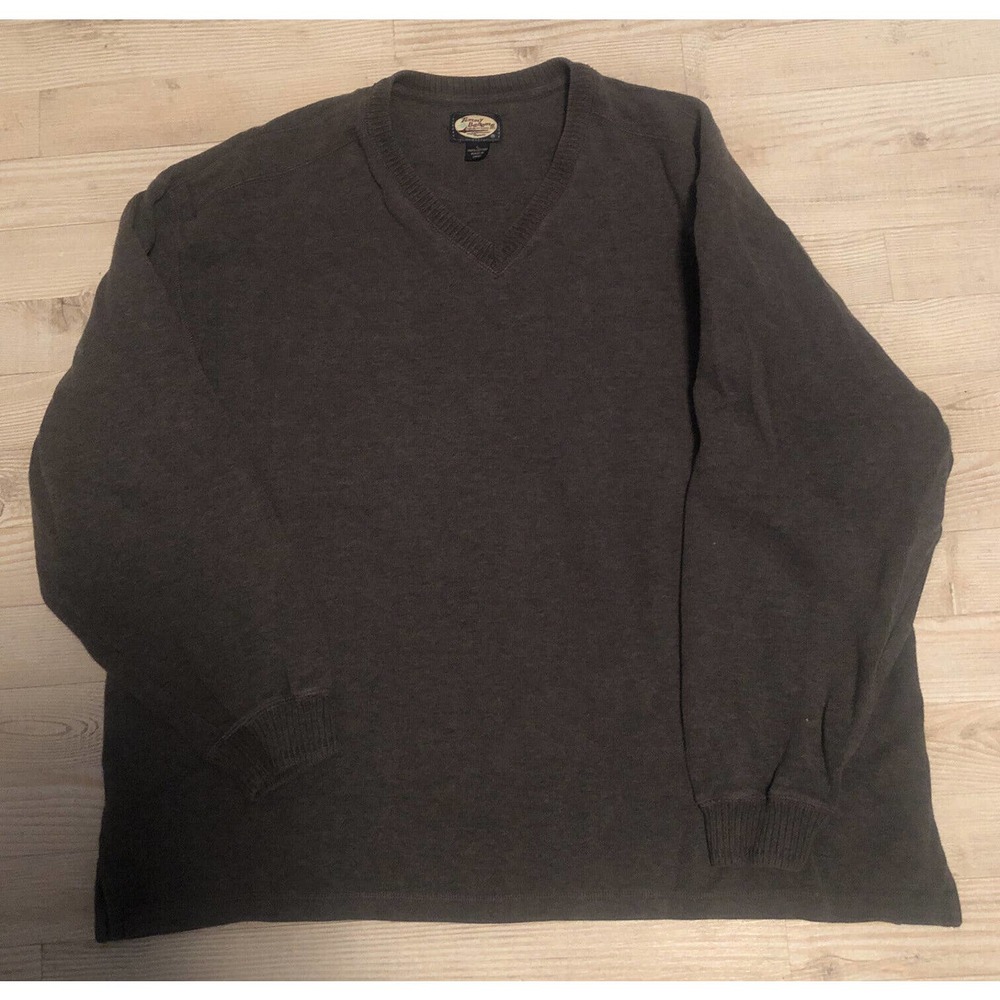 Tommy Bahama Mens L Sweater Gray Long Sleeve